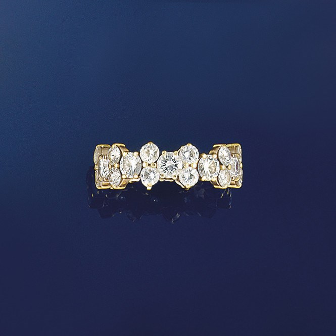 A diamond eternity ring