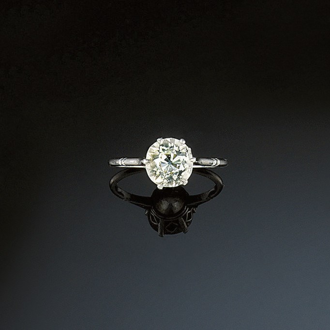 A single stone diamond ring
