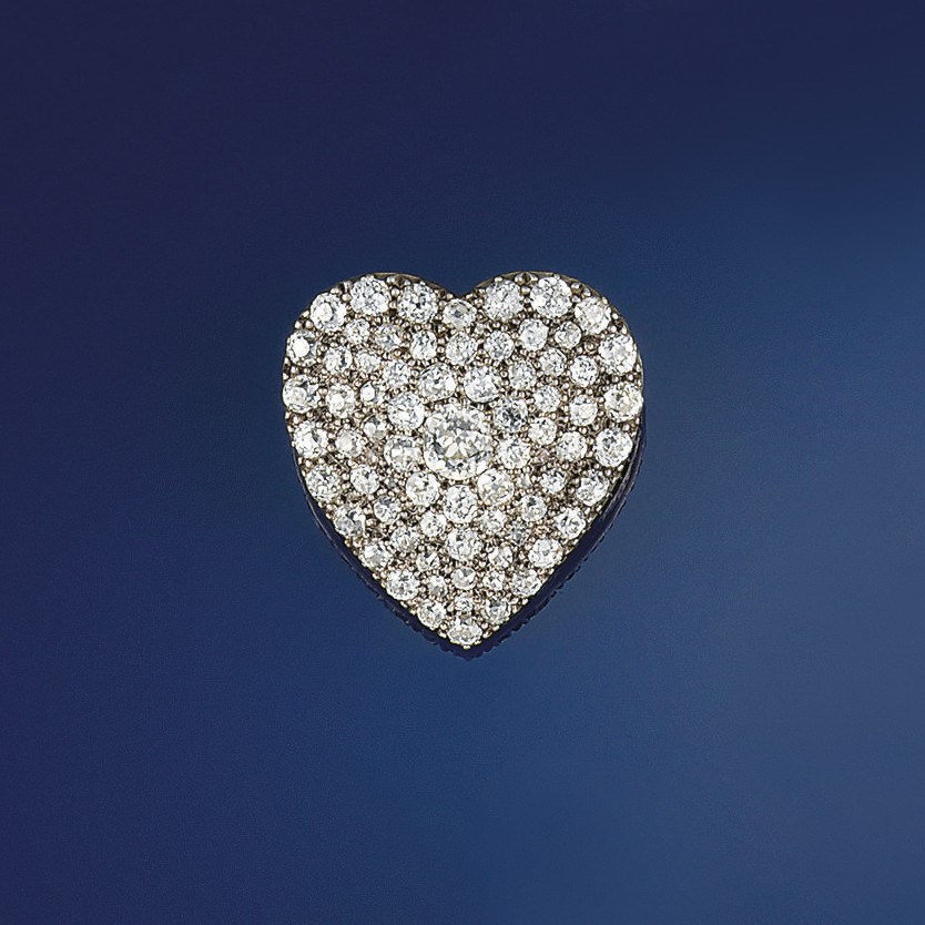 A late 19th century diamond brooch