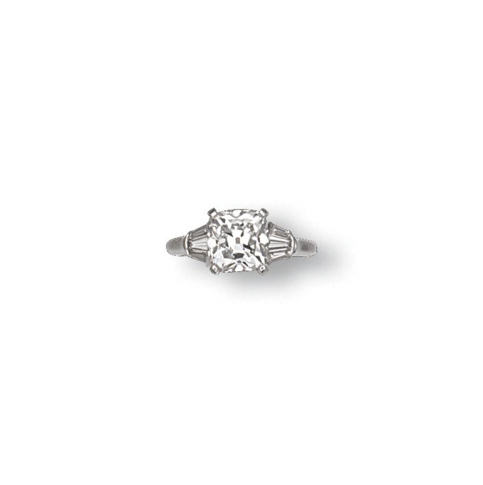 A DIAMOND RING, BY VAN CLEEF & ARPELS