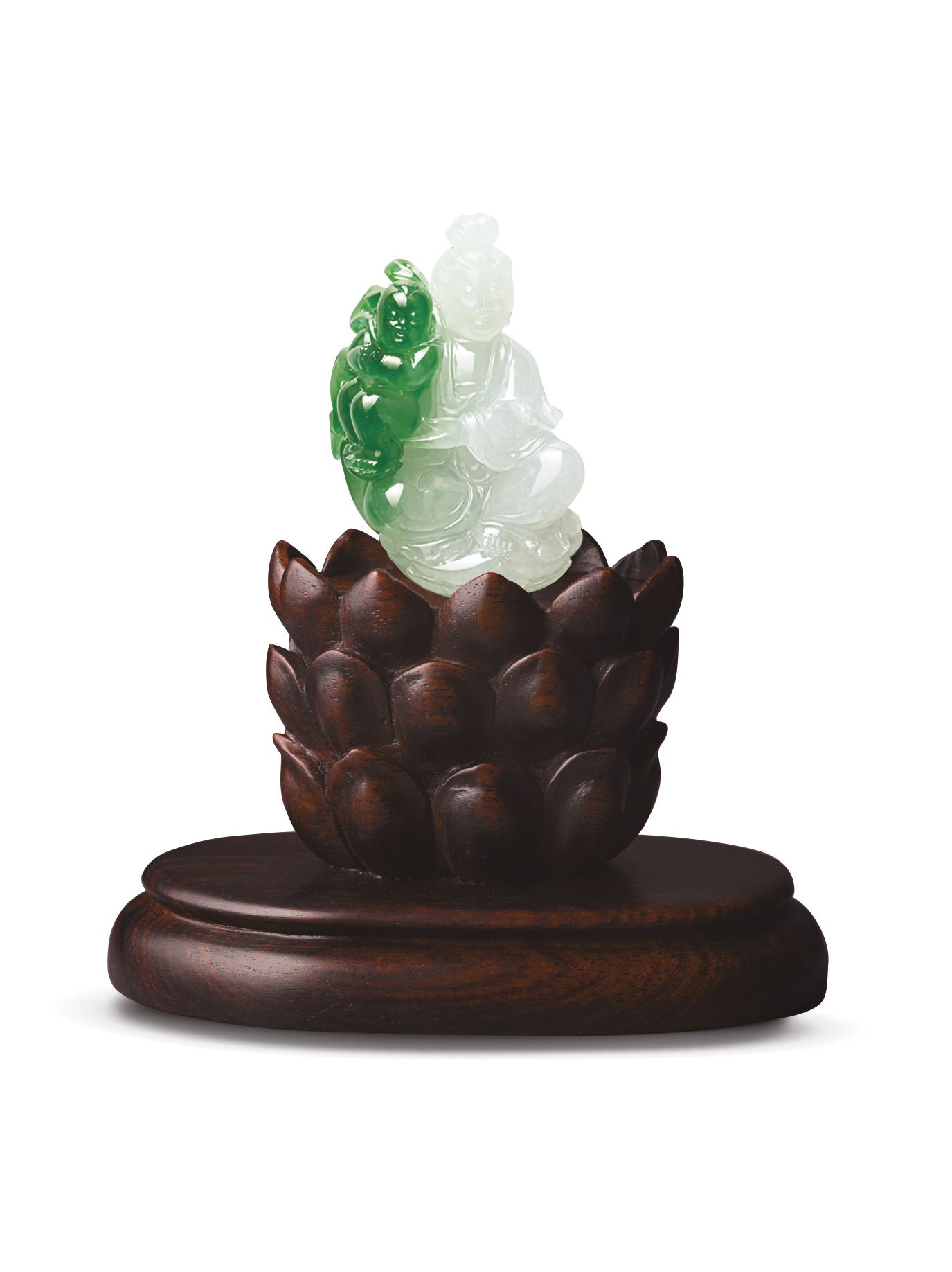 A JADEITE GUANYIN