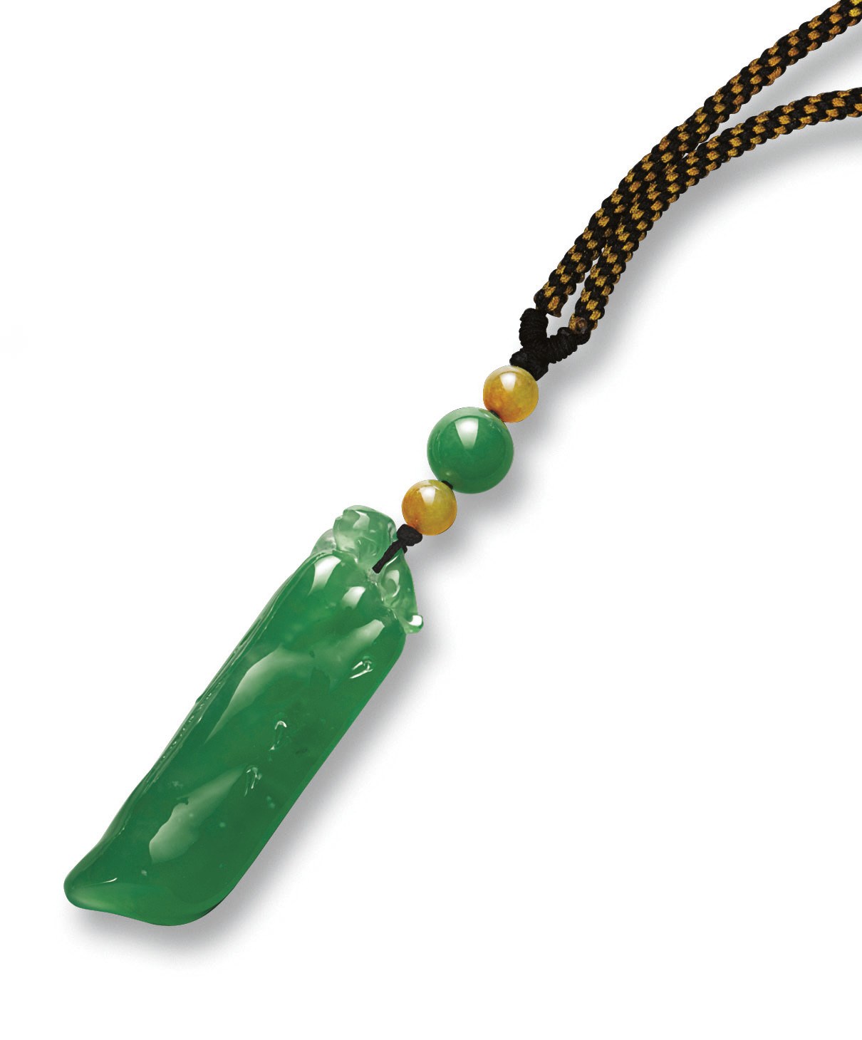 A JADEITE PEPPER PENDANT