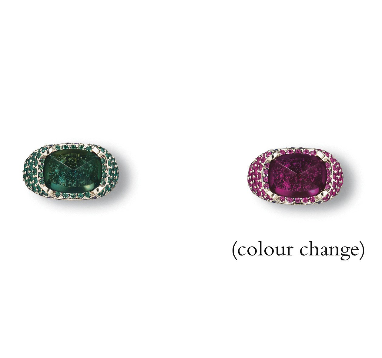 AN ALEXANDRITE RING