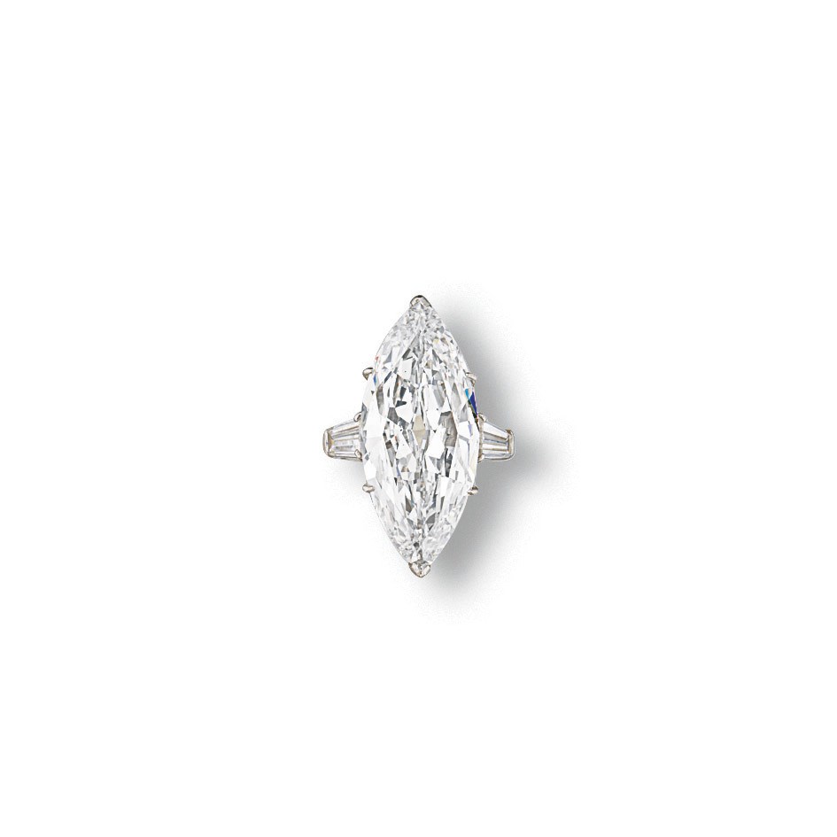 AN IMPORTANT DIAMOND RING, BY HARRY WINSTON