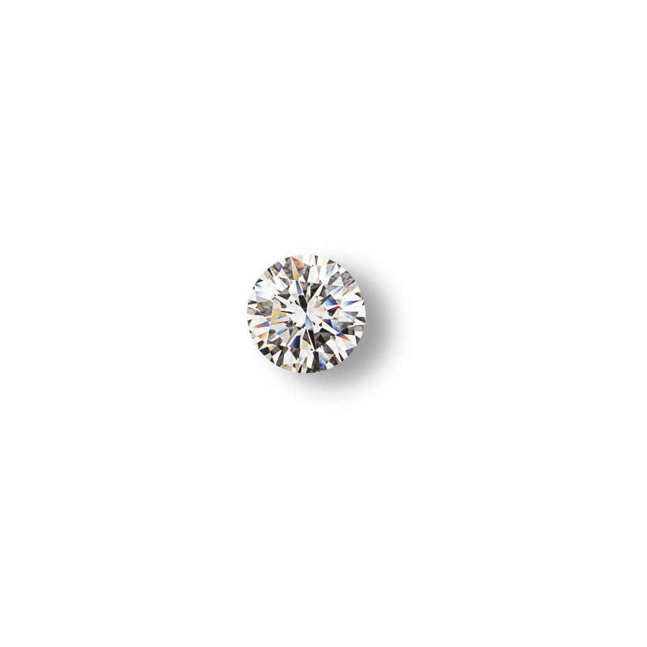 AN UNMOUNTED BRILLIANT-CUT DIAMOND