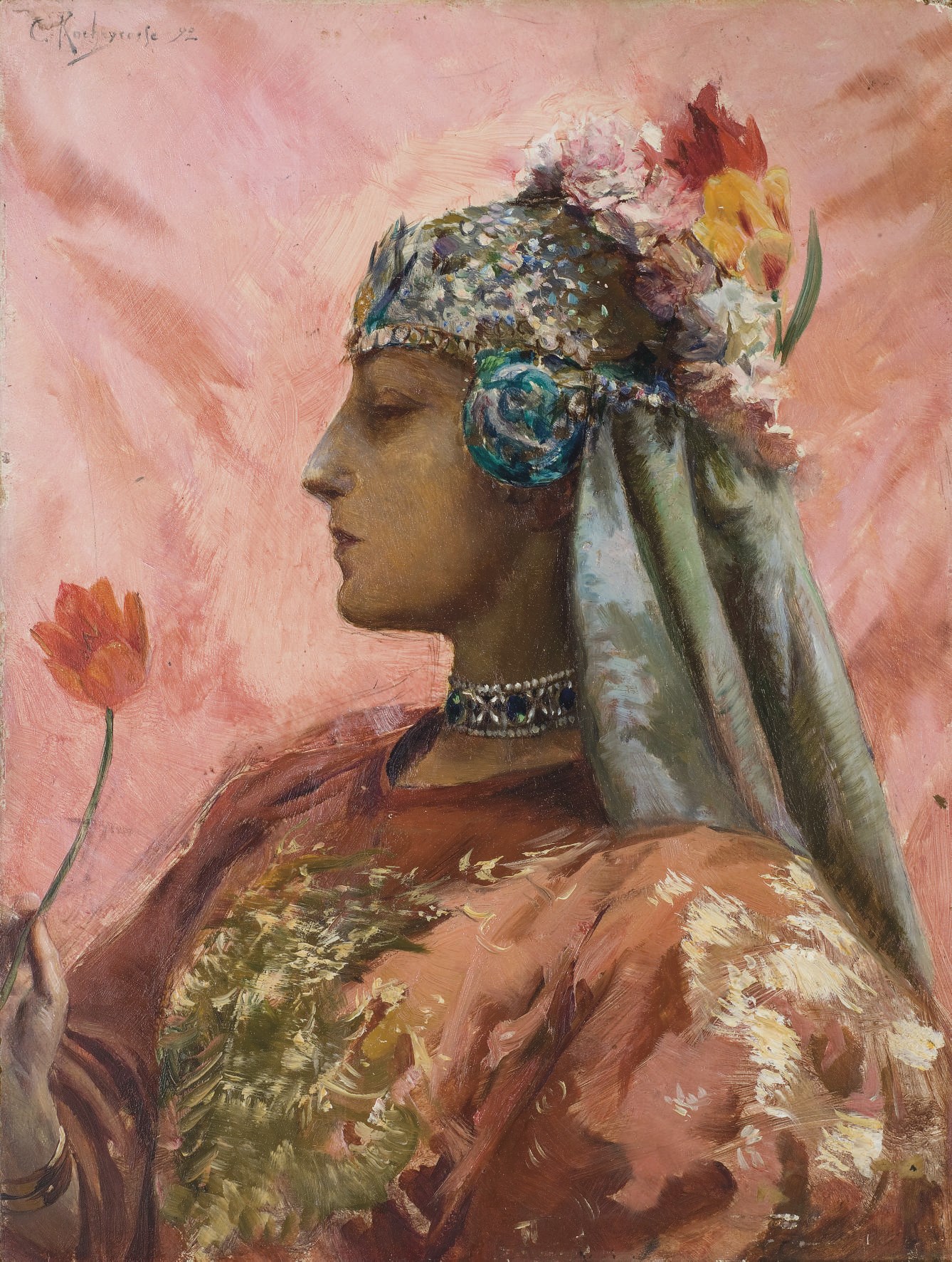 GEORGES ANTOINE ROCHEGROSSE (VERSAILLES 1859 - 1938 AL-BIAR)