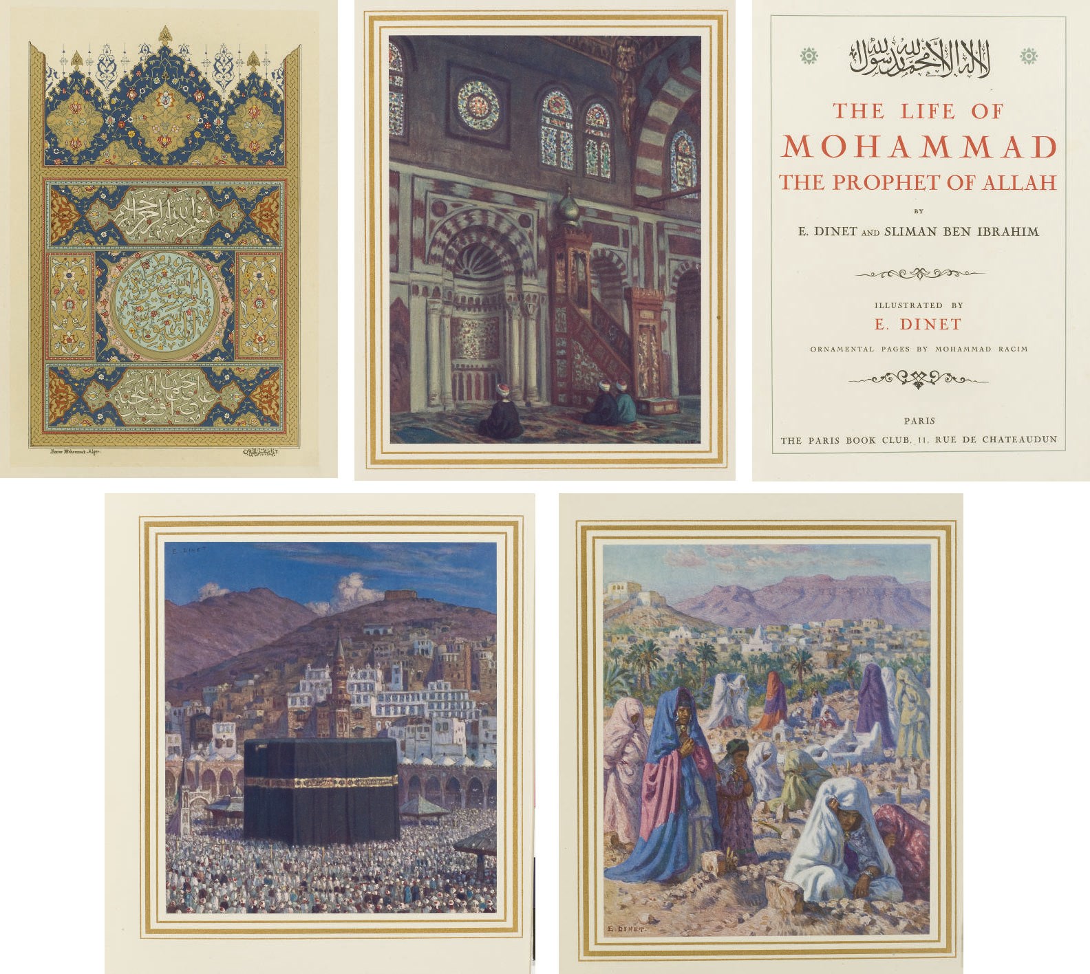 ALPHONSE ETIENNE DINET (PARIS 1861 - 1929 PARIS) ET SLIMAN BEN IBRAHIM