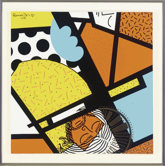 Romero Britto (BRAZILIAN, B. 1963) and others