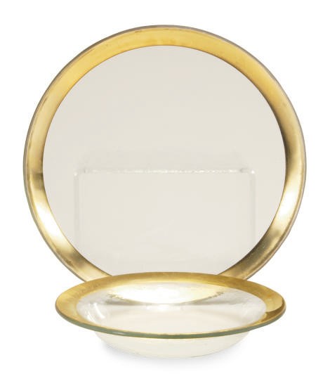 AN AMERICAN GLASS PART DINNER SERVICE,