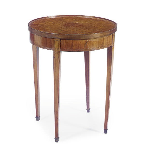 A NORTH EUROPEAN WALNUT AND PARQUETRY GAMES TABLE,