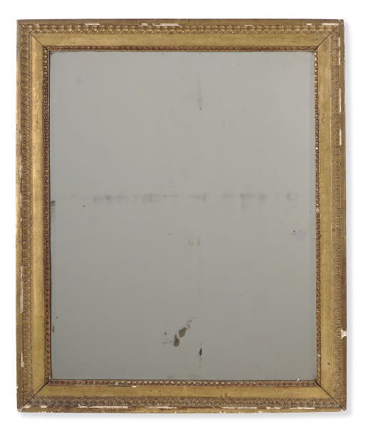 A CONTINENTAL GILTWOOD MIRROR,