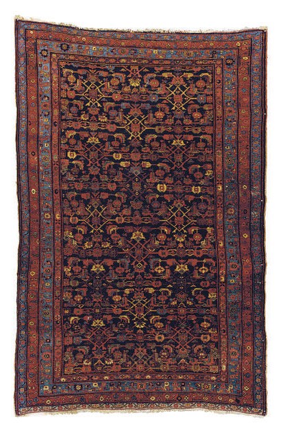 A BIDJAR RUG,
