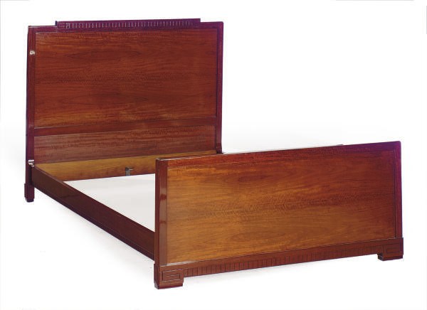 A MAHOGANY BED,