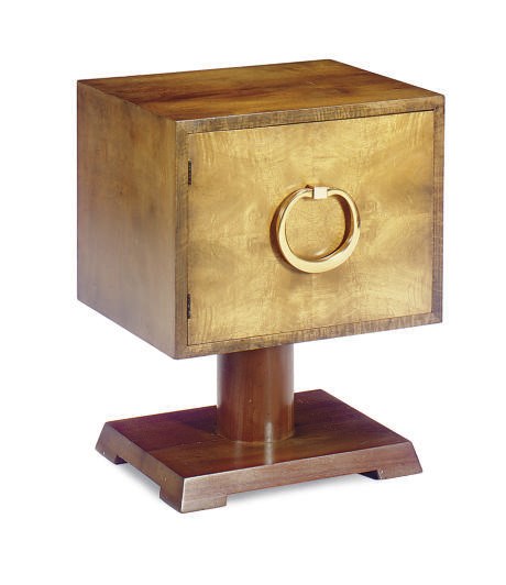 A GILT-BRONZE MOUNTED WALNUT SIDE CABINET,