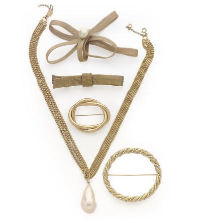 A GROUP OF BALENCIAGA JEWELRY,