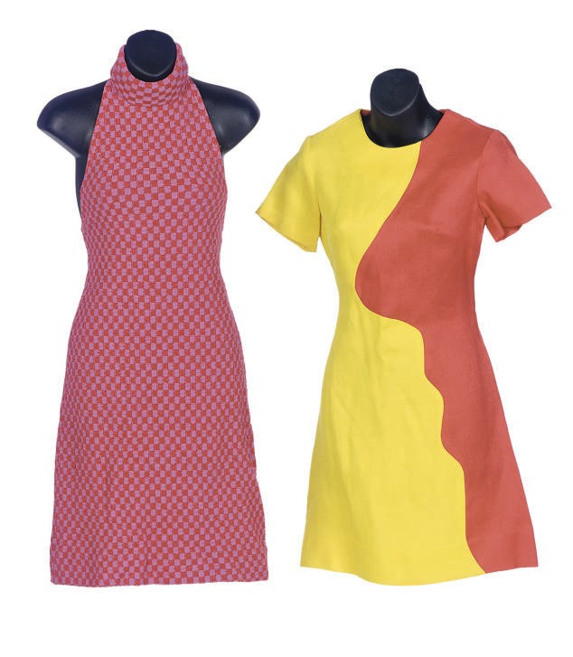 A RUDI GENREICH SWEATER-DRESS AND A HELEN WHITING DAYDRESS,