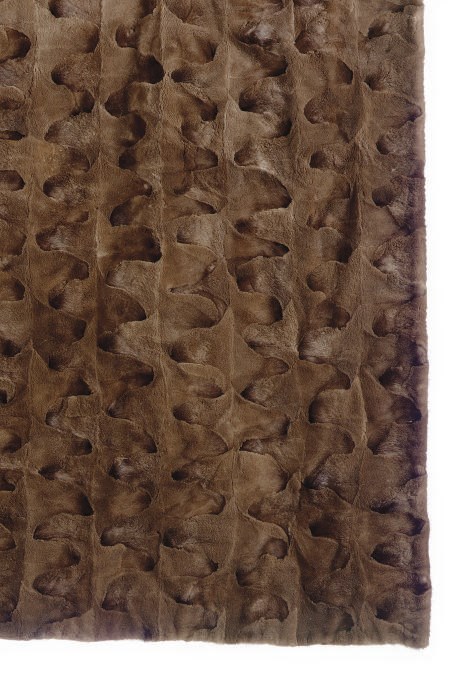 A MINK FUR THROW,