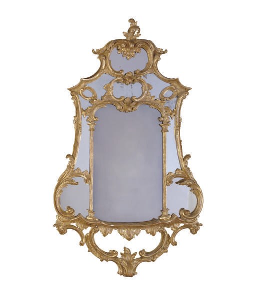 A GILTWOOD PIER GLASS