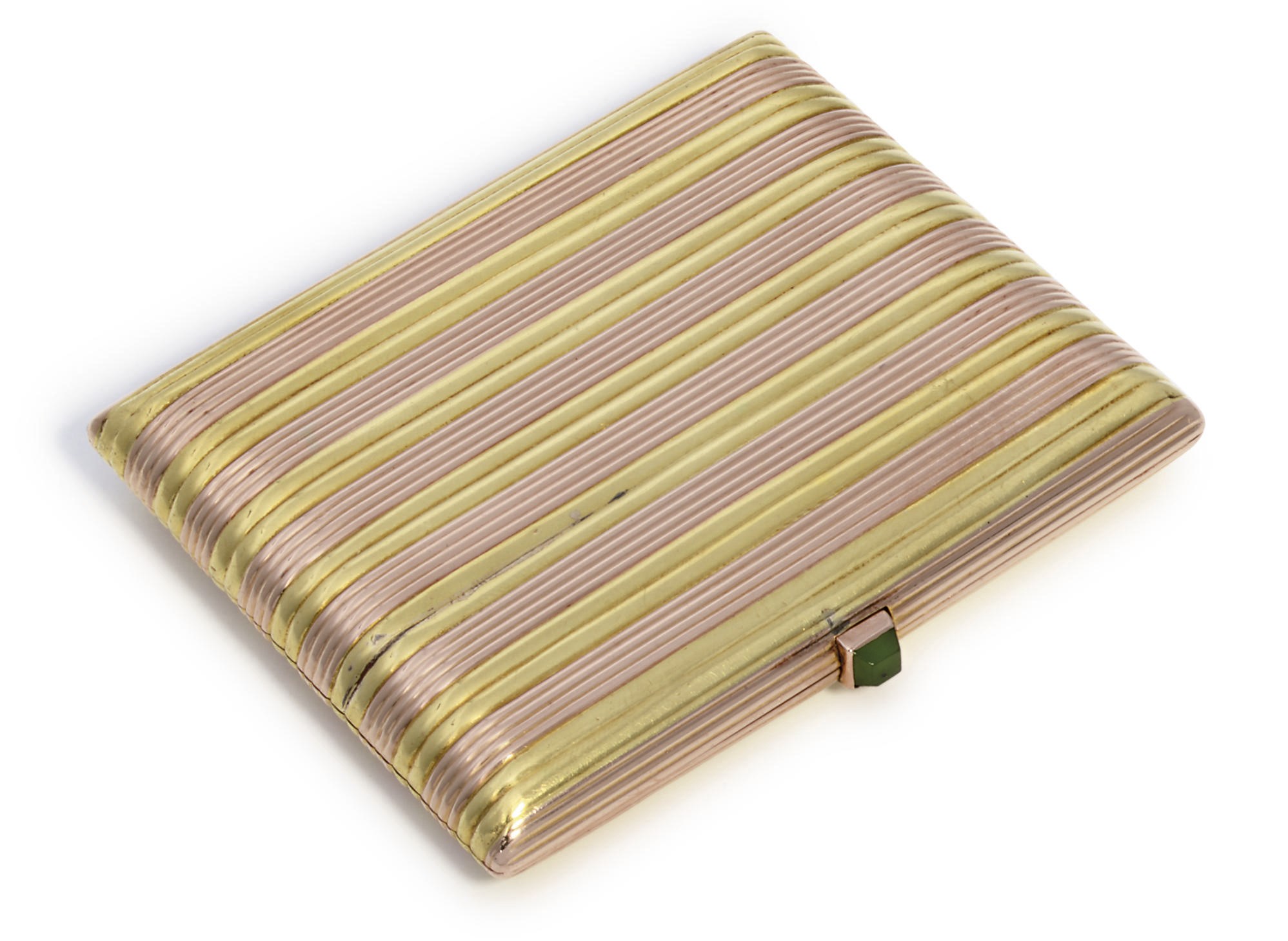 A two-colour gold cigarette-case