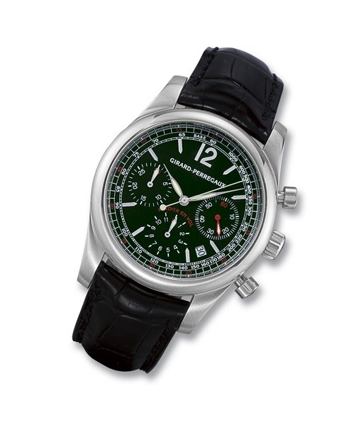 GIRARD-PERREGAUX, "CHRONOGRAPHE RETOUR EN VOL"

STAINLESS STEEL SELF-WINDING FLYBACK CHRONOGRAPH WRISTWATCH WITH DATE DISPLAY