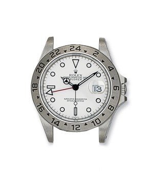 ROLEX, "EXPLORER II" REF. 16570

STAINLESS STEEL SELF-WINDING TWO-TIME-ZONE BRACELET WATCH WITH SWEEP SECONDS AND DATE DISPLAY