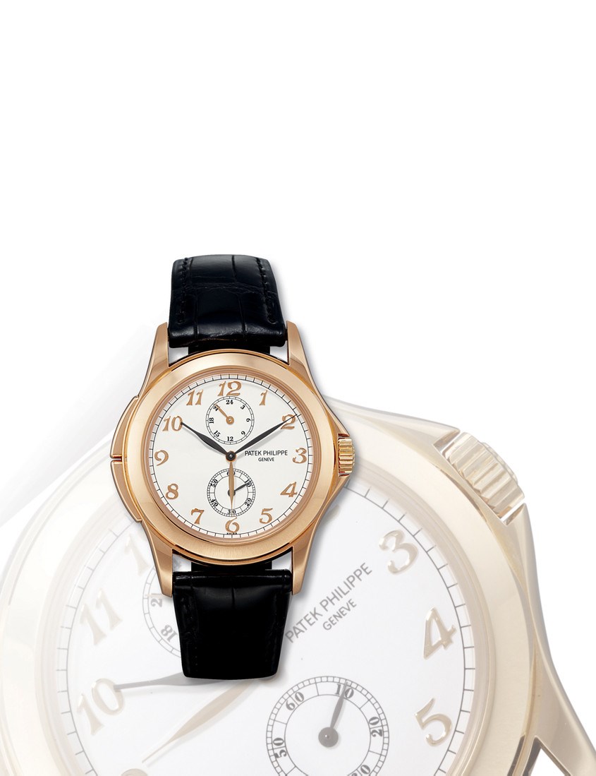 PATEK PHILIPPE, "CALATRAVA TRAVEL TIME" REF. 5134R

18K PINK GOLD MANUAL-WINDING TWO-TIME-ZONE WRISTWATCH WITH SMALL SECONDS