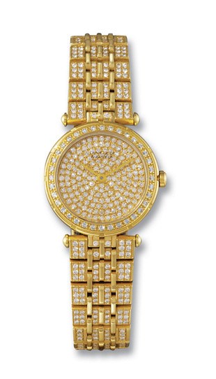 VAN CLEEF & ARPELS

LADY'S 18K GOLD AND DIAMOND-SET BRACELET WATCH