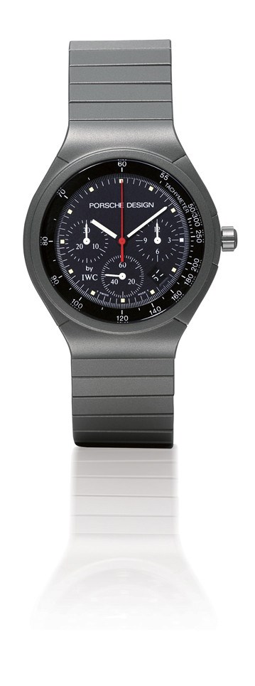 IWC, "PORSCHE DESIGN"

TITANIUM CHRONOGRAPH BRACELET WATCH WITH DATE DISPLAY