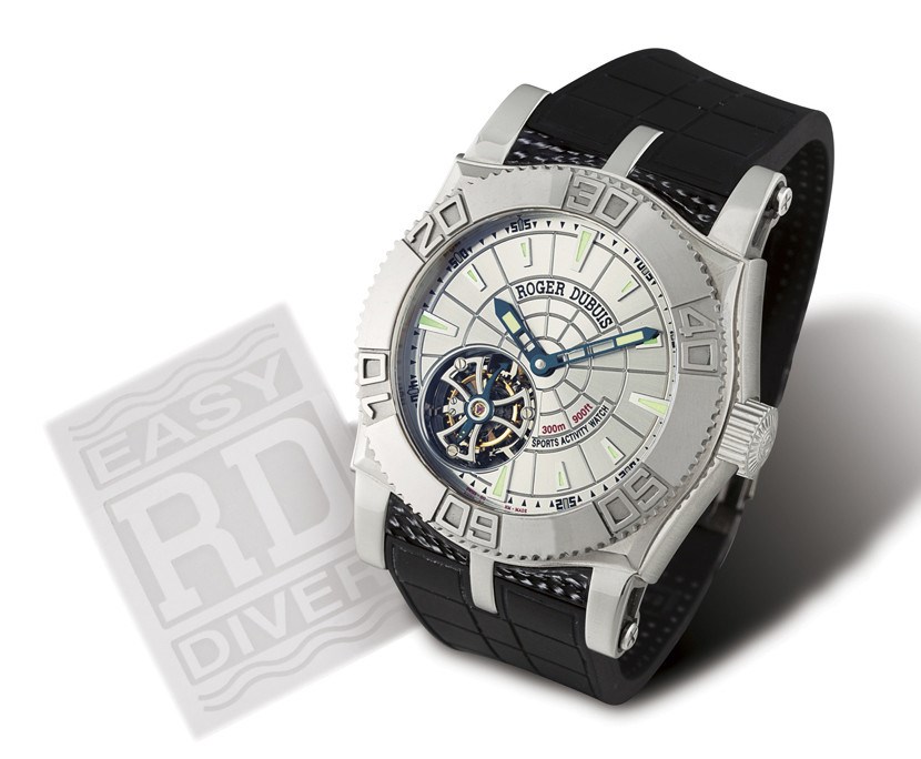 ROGER DUBUIS, "EASY DIVER TOURBILLON"

OVERSIZED, STAINESS STEEL SELF-WINDING FLYING TOURBILLON WRISTWATCH, LIMITED EDITION OF 280 PIECES