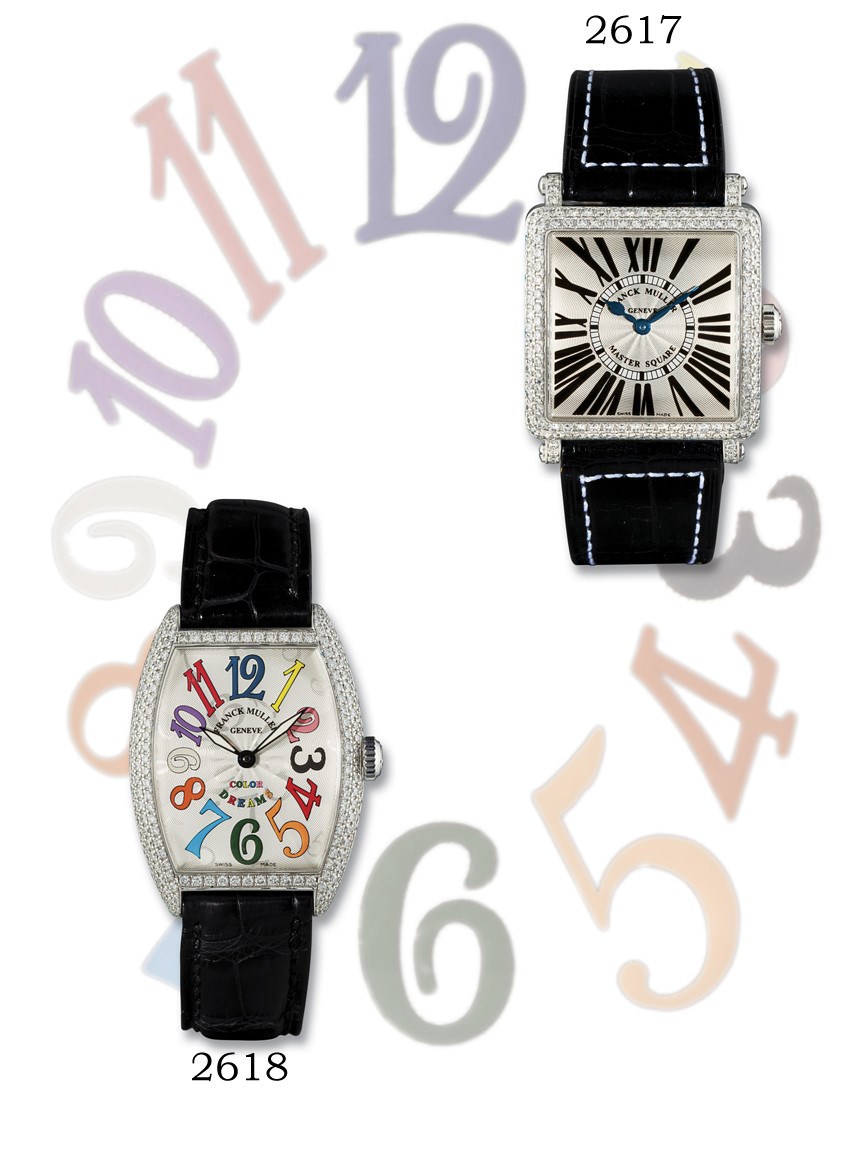 FRANCK MULLER, "MASTER SQUARE"

18K WHITE GOLD AND DIAMOND-SET SQUARED WRISTWATCH