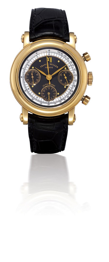 FRANCK MULLER, "QUALITE CHRONOMETRIQUE"

18K GOLD SELF-WINDING CHRONOGRAPH WRISTWATCH