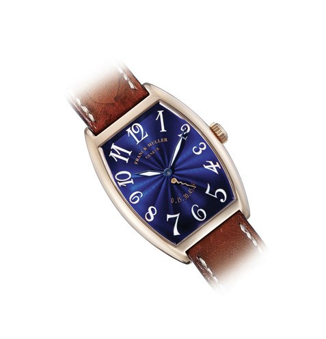 FRANCK MULLER, CURVEX "RETROGRADE"

18K GOLD MANUAL-WINDING TONNEAU-SHAPED WRISTWATCH WITH RETROGRADE SECONDS