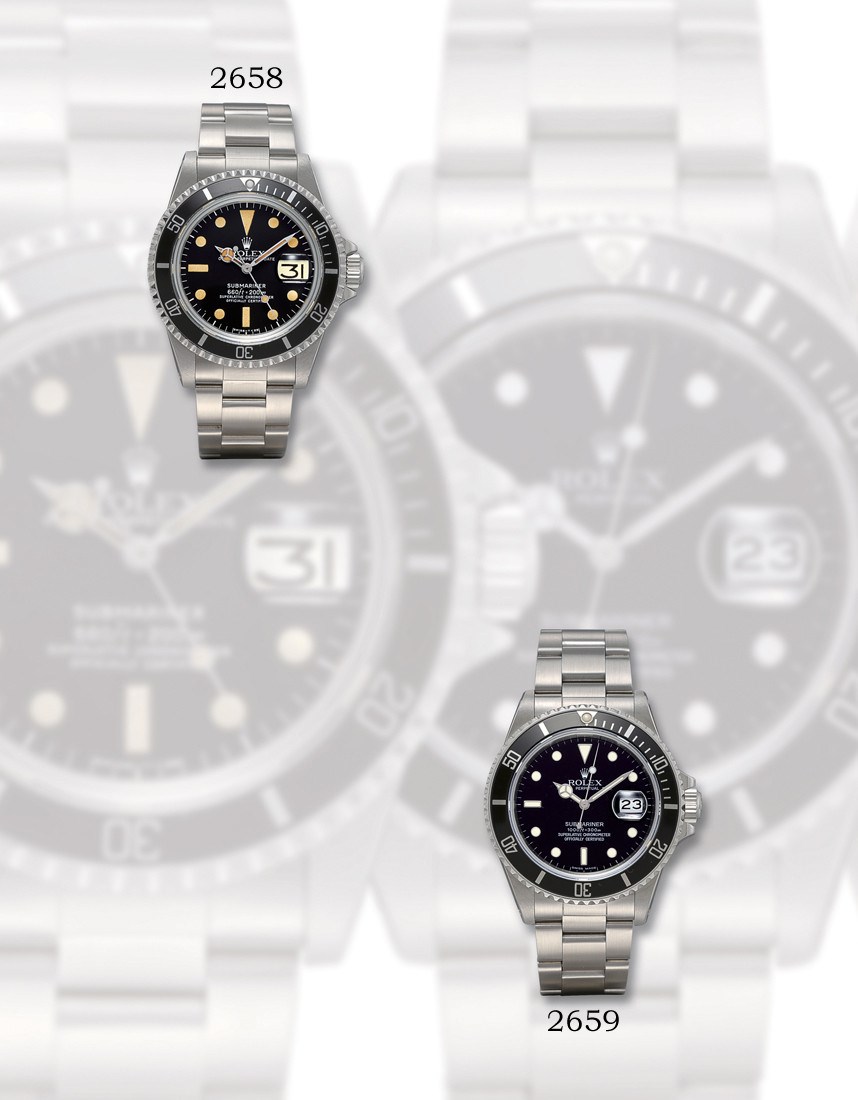ROLEX, "SUBMARINER" REF. 16800

STAINLESS STEEL SELF-WINDING DIVER'S BRACELET WATCH WITH SWEEP SECONDS AND DATE DISPLAY