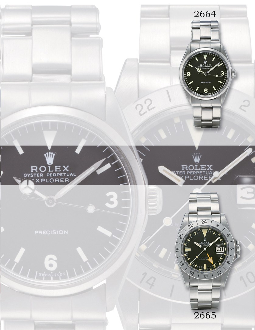ROLEX, "EXPLORER II" STEVE MCQUEEN REF. 1655

STAINLESS STEEL SELF-WINDING TWO-TIME-ZONE BRACELET WATCH WITH SWEEP SECONDS AND DATE DISPLAY
