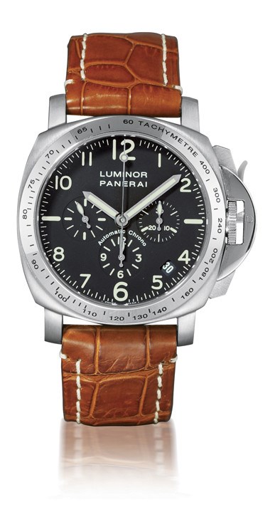PANERAI, "LUMINOR, AUTOMATIC CHRONO"

TITANIUM SELF-WINDING CHRONOGRAPH WRISTWATCH WITH DATE DISPLAY