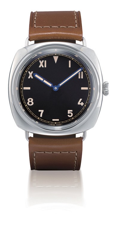 PANERAI, "RADIOMIR 1936" CALIFORNIA DIAL

STAINLESS STEEL MANUAL-WINDING CUSHION-SHAPED WRISTWATCH WITH CALIFORNIA DIAL, LIMITED EDITION OF 1936 PIECES