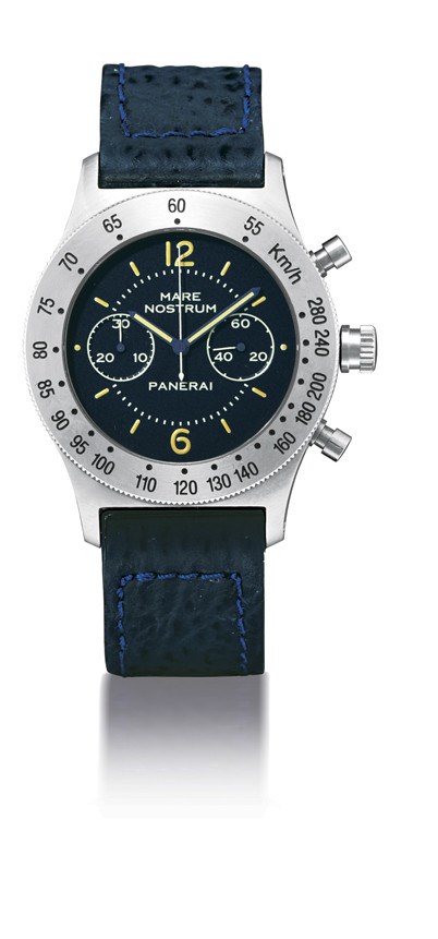 PANERAI, PRE-VENDOME "MARE NOSTRUM"

STAINLESS STEEL MANUAL-WINDING CHRONOGRAPH WRISTWATCH