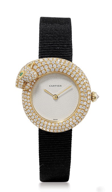 CARTIER, "PANTHÉRE 1925"

LADY'S 18K GOLD AND DIAMOND-SET WRISTWATCH