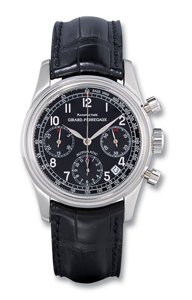 GIRARD-PERREGAUX, "AUTOMATIC CHRONO"

STAINLESS STEEL SELF-WINDING CHRONOGRAPH WRISTWATCH WITH DATE DISPLAY