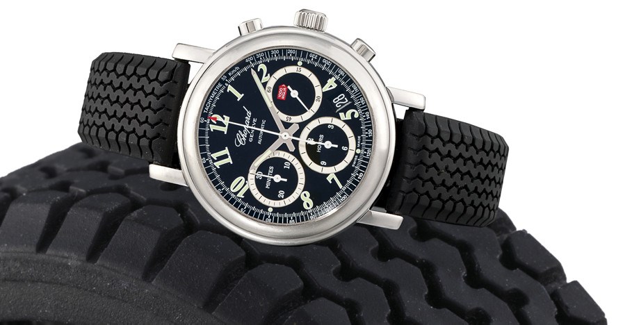CHOPARD, "1000 MIGLIA"

STAINLESS STEEL SELF-WINDING CHRONOGRAPH WRISTWATCH WITH DATE DISPLAY