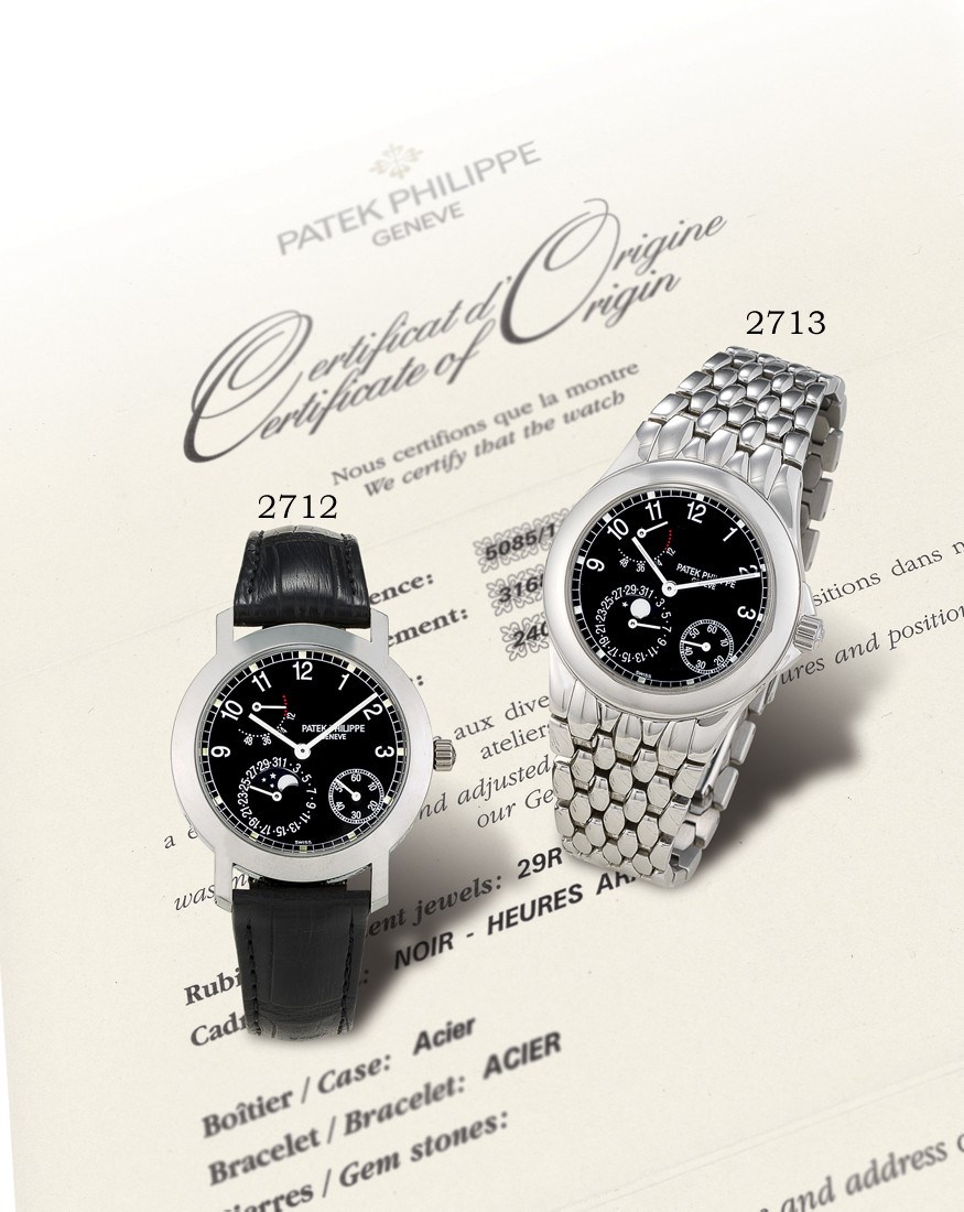 PATEK PHILIPPE, REF. 5085/1A

STAINLESS STEEL SELF-WINDING BRACELET WATCH WITH SMALL SECONDS, DATE, POWER-RESERVE AND MOON-PHASE DISPLAY