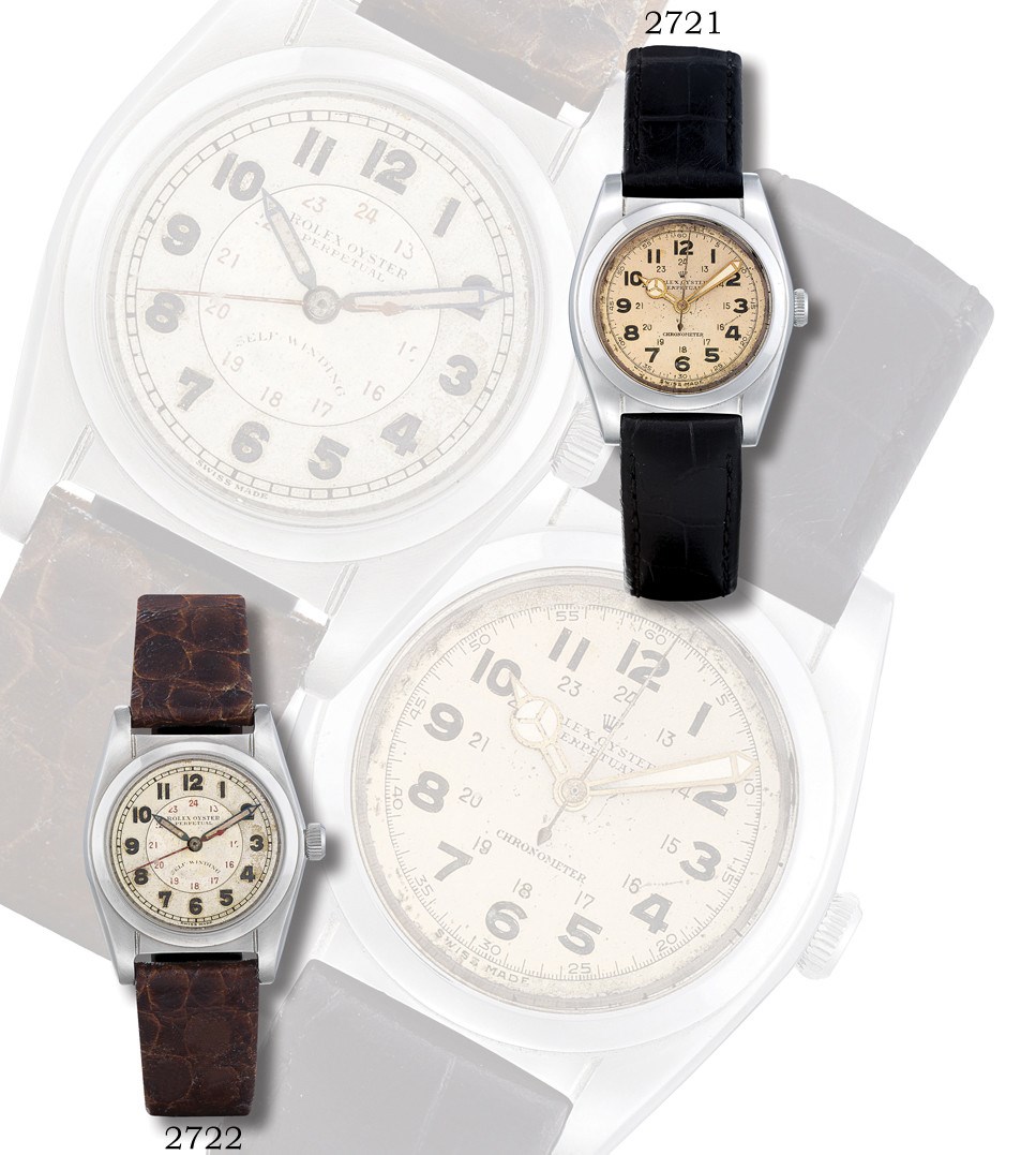 ROLEX, "OYSTER PERPETUAL CHRONOMETER" BUBBLE BACK REF. 2940

STAINLESS STEEL SELF-WINDING WRISTWATCH WITH SWEEP SECONDS