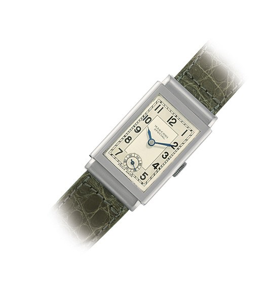 MARCONI, REF. 2415

STAINLESS STEEL MANUAL-WINDING RECTANGULAR WRISTWATCH WITH SMALL SECONDS