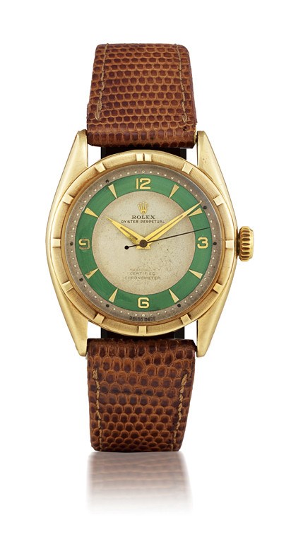 ROLEX, "OYSTER PERPETUAL" REF. 6084

14K GOLD SELF-WINDING WRISTWATCH WITH SWEEP SECONDS