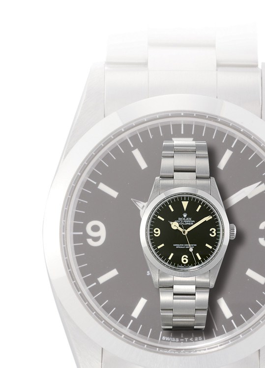ROLEX, "EXPLORER" REF. 1016

STAINLESS STEEL SELF-WINDING BRACELET WATCH WITH SWEEP SECONDS
