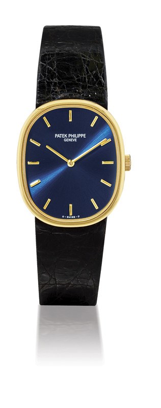 PATEK PHILIPPE, "GOLDEN ELLIPSE" REF. 3848J

18K GOLD MANUAL-WINDING ELLIPTICAL WRISTWATCH