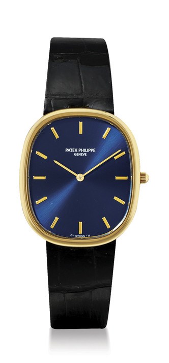 PATEK PHILIPPE, "GOLDEN ELLIPSE" REF. 3738/100

18K GOLD MANUAL-WINDING ELLIPTICAL WRISTWATCH