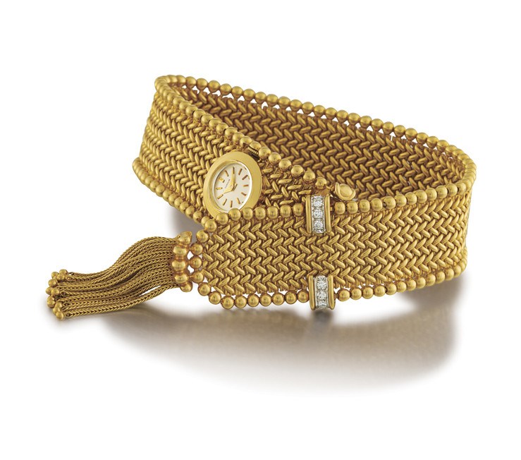 GÜBELIN

LADY'S 18K GOLD BRACELET MANUAL-WINDING WRISTWATCH