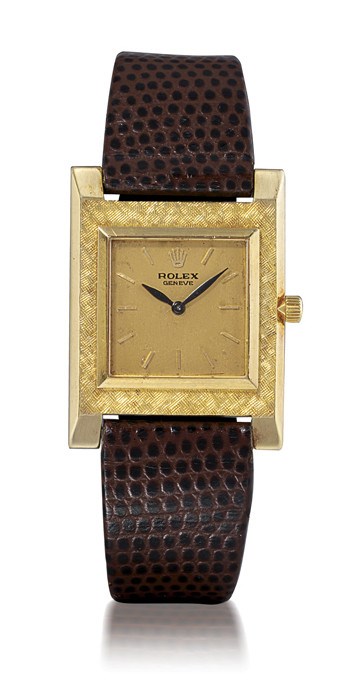 ROLEX, REF. 9578

18K GOLD MANUAL-WINDING RECTANGULAR WRISTWATCH