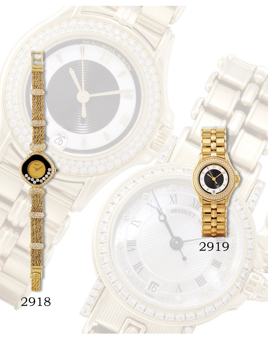 CHOPARD, "HAPPY DIAMONDS"

LADY'S 18K GOLD AND DIAMOND-SET MANUAL-WINDING BRACELET WATCH